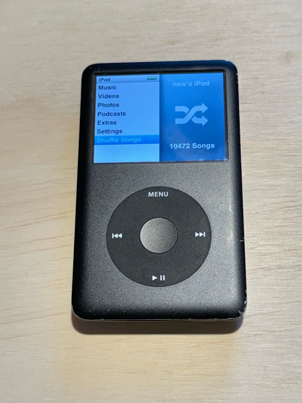 iPod Model:A1238 6thGEN 80GB Blk Tested Good w/10472-Song-Charge Read Info Blw! - Picture 7 of 16